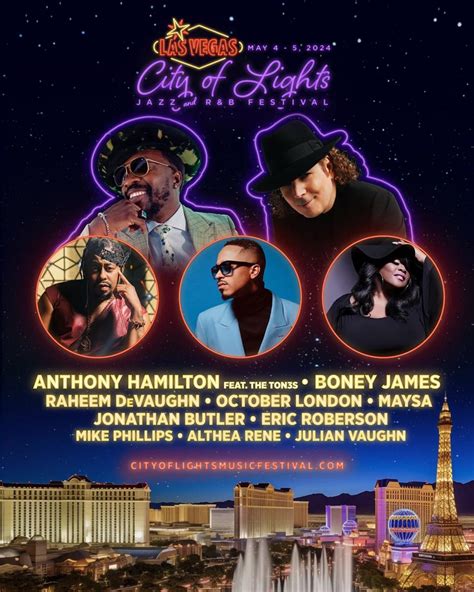 City of Lights Jazz and R&B Festival .